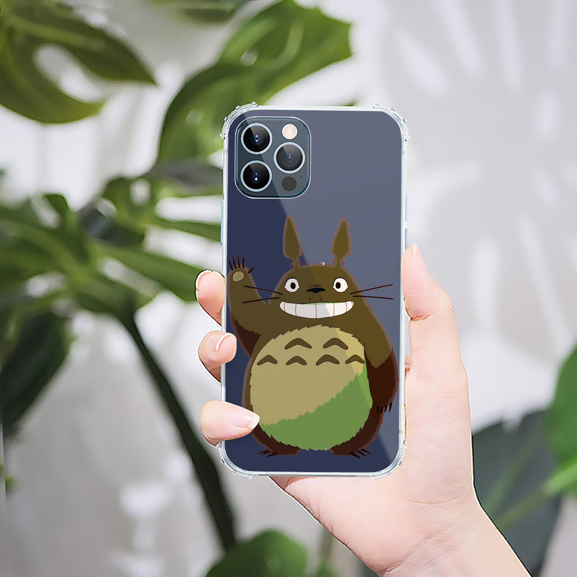 （画像用） となりのトトロ 草壁メイ 草壁サツキ My Neighbor Totoro Satsuki Kusakabe Mei Kusakabe 【iPhone 12シリーズ対応】透明スマホケース（クリアソフトケース）